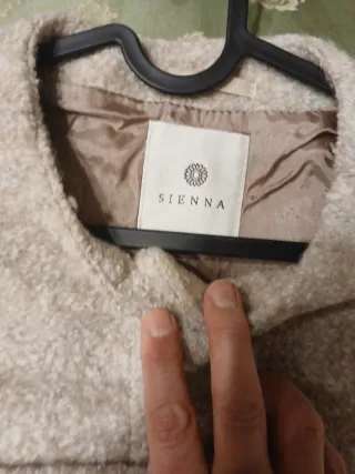 Cappotto donna beige/grigio