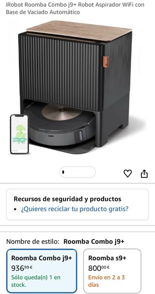 Robot aspirador IROBOT ROOMBA j9