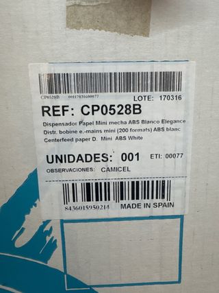 Dispensador Papel minimecha CAMICEL