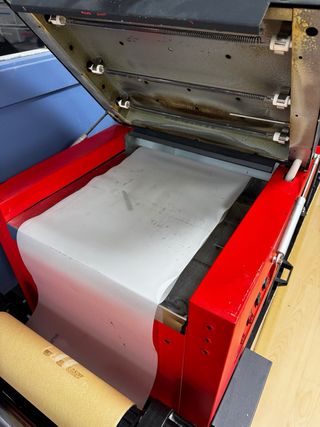 Horno y aplicador de polvo DTF