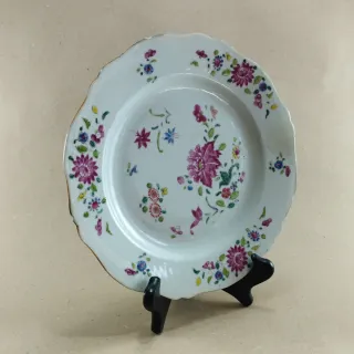 Plato porcelana china S.XVIII