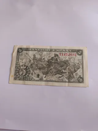Billete 5 Pesetas Banco de España 1945