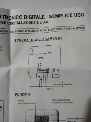 Termostato Digitale. Semplice da usare