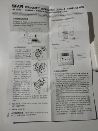 Termostato Digitale. Semplice da usare