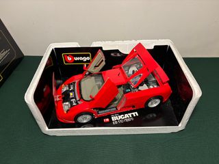 Bugatti EB 110 1991 Rosso Bburago 1:18