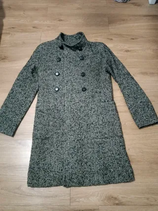 Abrigo Studio Classic gris y negro