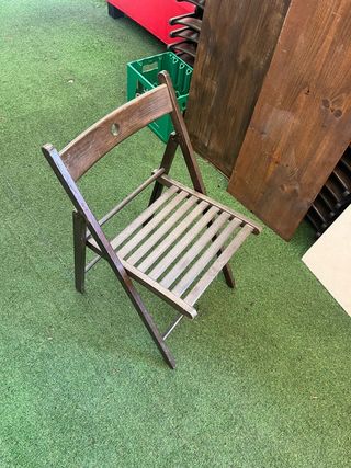 Sedie pieghevoli in legno