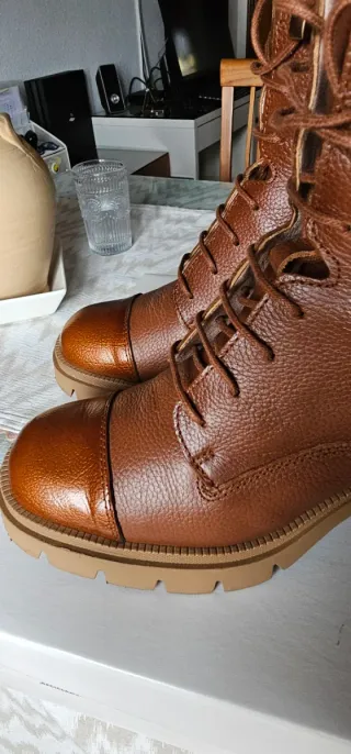 Botines Hispanitas Cuero Talla 37