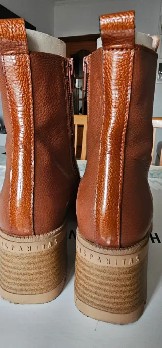 Botines Hispanitas Cuero Talla 37