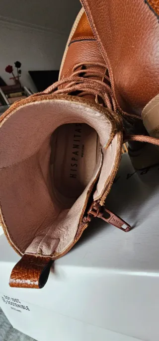 Botines Hispanitas Cuero Talla 37