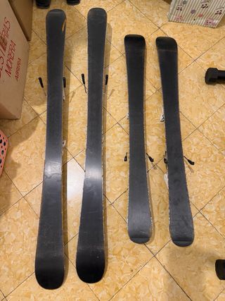 Esquís Wedze Boost 500 con fijaciones