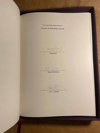 The Art of Star Wars Galaxy Ed Deluxe Firmada #349