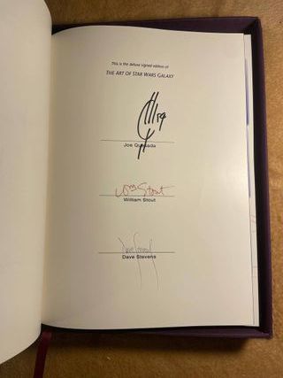 The Art of Star Wars Galaxy Ed Deluxe Firmada #349