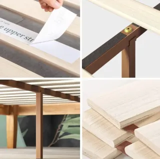 Somier Zinus Moiz Madera 135x190