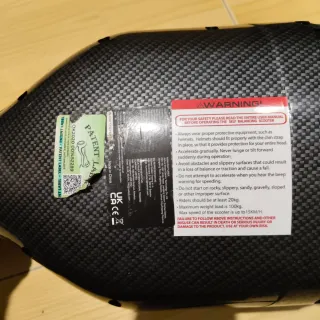 Hoverboard Negro Carbono