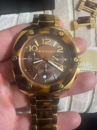 Reloj Michael Kors Dorado y Carey