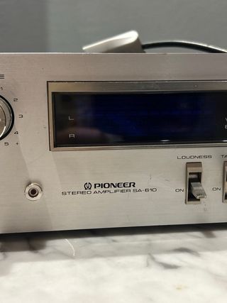 Amplificador Estéreo Pioneer SA-610 blue in line