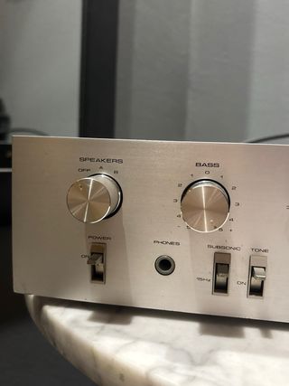 Amplificador Estéreo Pioneer SA-610 blue in line