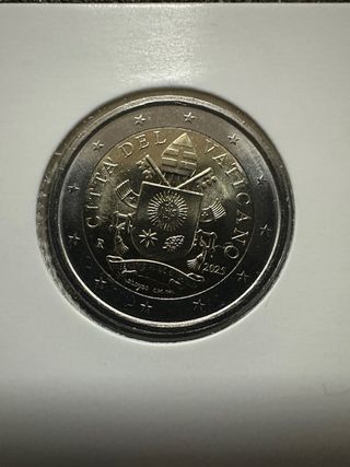 Moeda Vaticano 2€ 2025