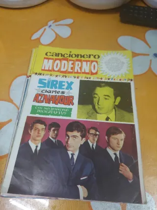 Revistas antiguas de famosos