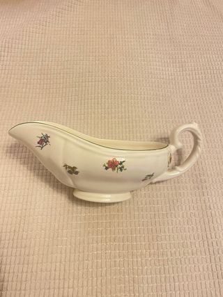 Salsera San Claudio Flores Frutas Cerámica