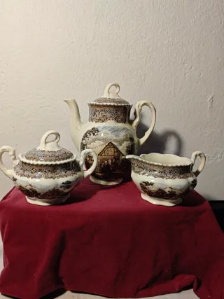 Juego de café porcelana vintage