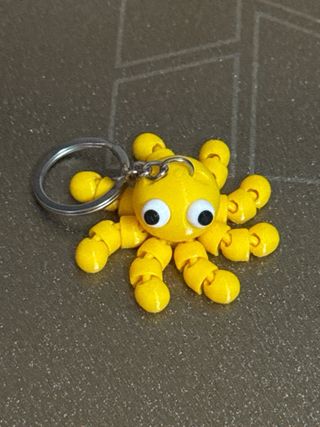 Llaveros pulpo flexibles
