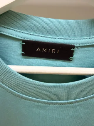 Maglietta AMIRI uomo teal
