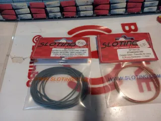 Lote cables y trencilla Scalextric