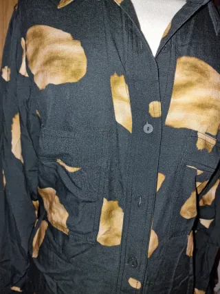 Vestido mujer manga larga estampado