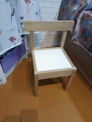 Silla infantil madera Ikea