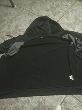 Sudadera Adidas Negra y Gris