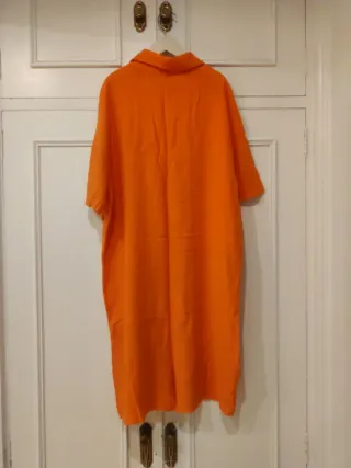 Mono Bo Cool naranja de lino T. Única