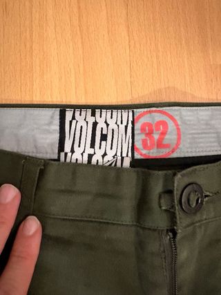 Pantalón Volcom Hombre Verde Oscuro