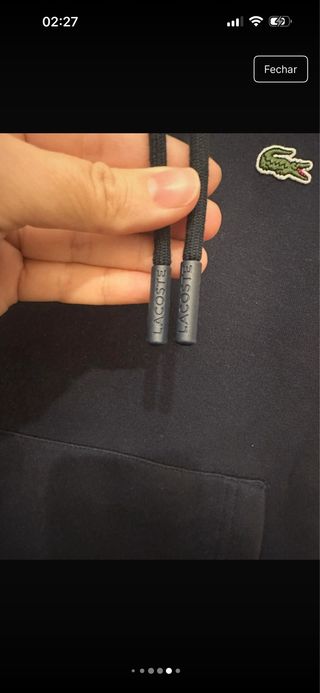 Camisola Lacoste azul marinho Homem