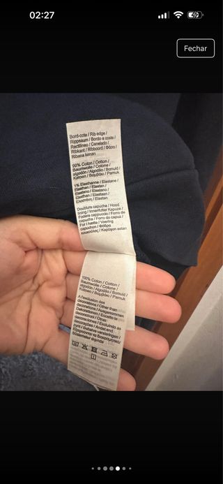 Camisola Lacoste azul marinho Homem