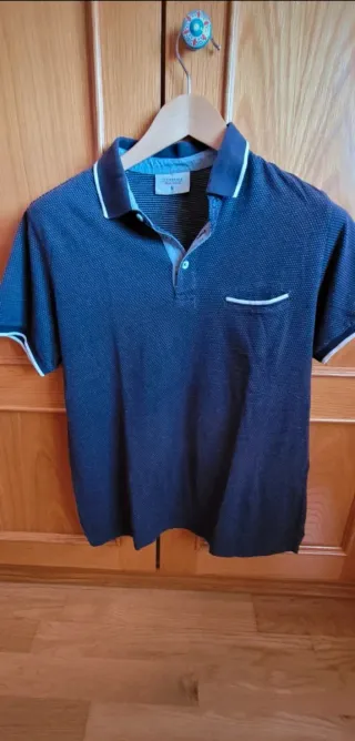 Polo Pull&Bear Azul Talla M