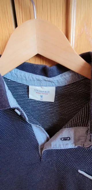 Polo Pull&Bear Azul Talla M