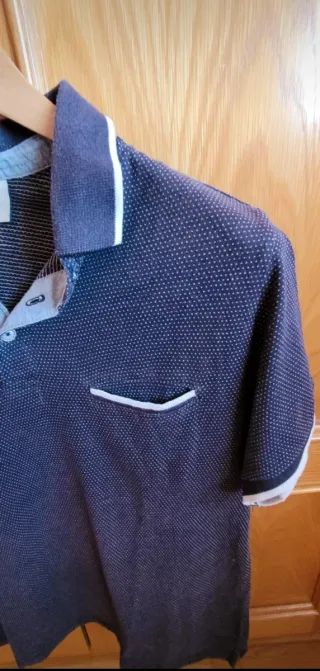 Polo Pull&Bear Azul Talla M