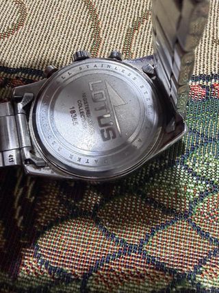 Reloj Lotus Hombre Azul y Plateado