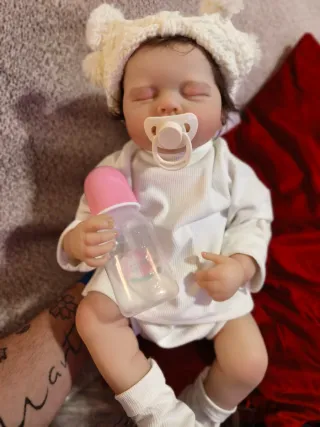 Muñeca Reborn Baby Doll con chupete