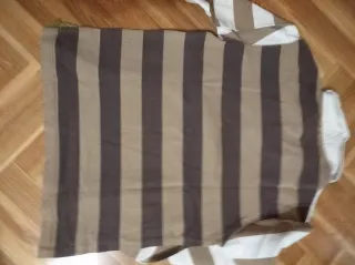 Polo niño rayas marrones y blancas T16