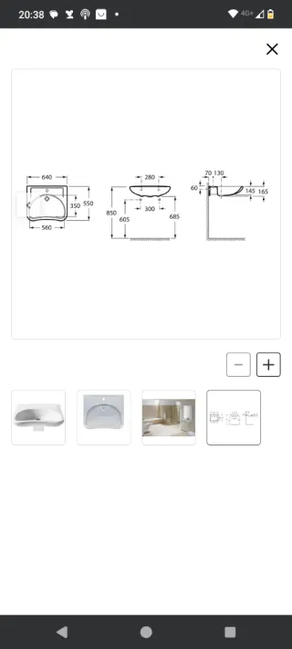Lavabo suspendido Access