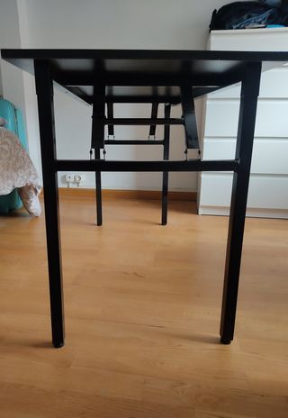 Mesa plegable negra