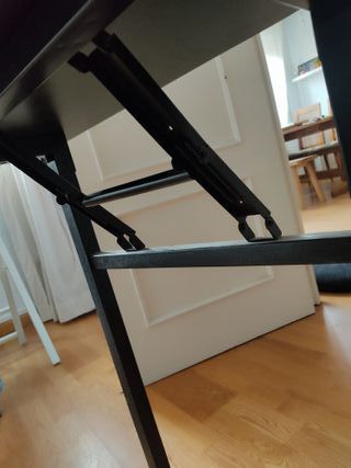 Mesa plegable negra