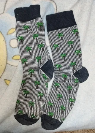 Calcetines Palmeras Rayas