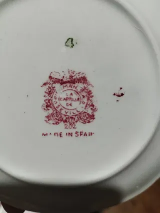 Platos Cerámica La Cartuja (2 unidades)