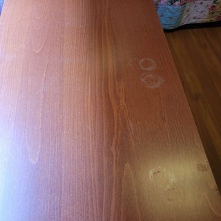 Mesa escritorio efecto madera tintada