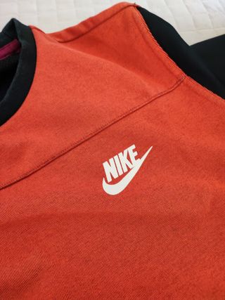 Felpa Nike Uomo Taglia M Arancione/Nero
