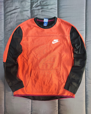 Felpa Nike Uomo Taglia M Arancione/Nero